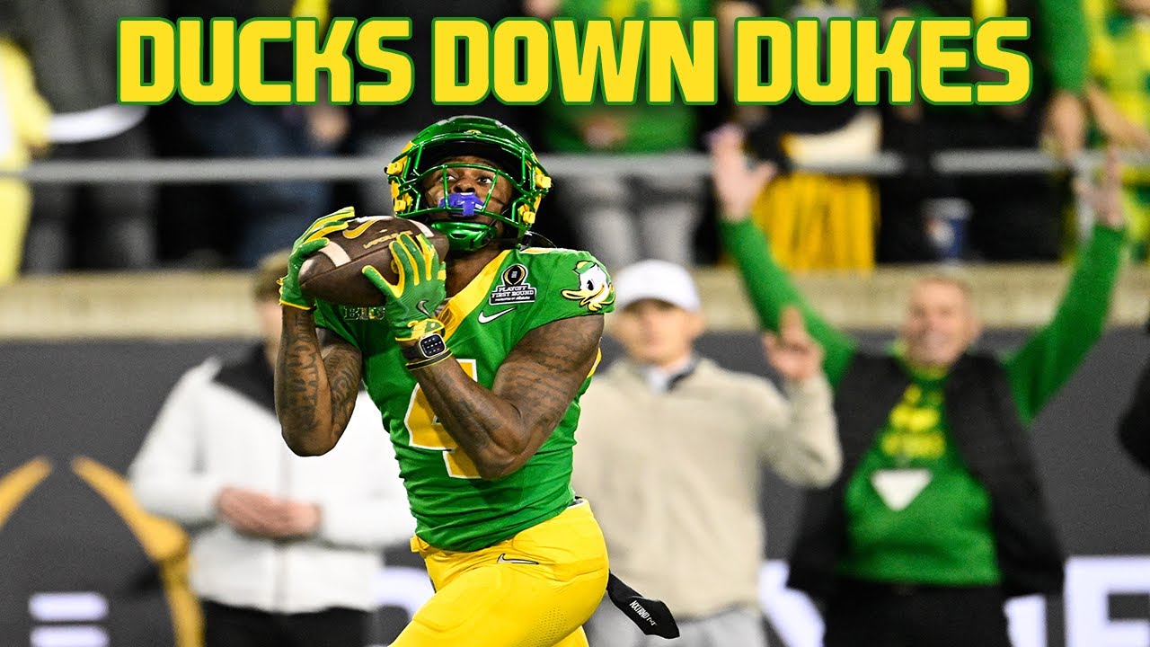 Oregon Beats JMU In First CFP Game At Autzen | Oregon Postgame Scoreboard