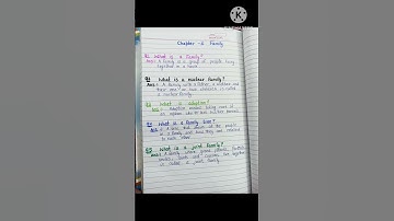 Class 3 ch-1Family #My Family #different type families#Question Answer