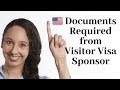 USA Visitors Visa Sponsor Documents