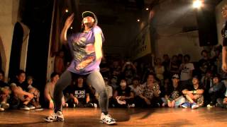 CRAZY SHIZUKA(CRAZY BOMB) vs Medusa(ebony) DANCE@LIVE 2014  FREESTYLE kanto vo.1【QUARTERFINAL】