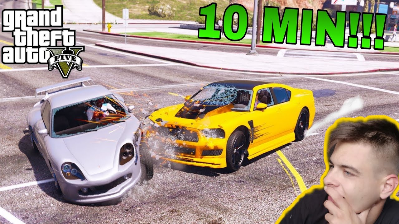 10 MIN SE NE SMEM ZALATET AMPAK VOZIM DRIFT AVTO! (GTA 5 CHALLENGE) [SLO]