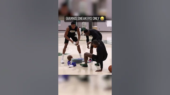 Giannis trying to get Serge to wear his sneakers is hilarious 😂 - DayDayNews