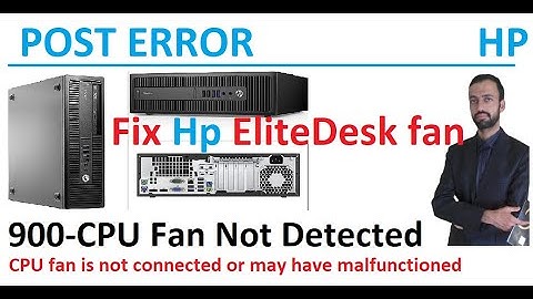 Fix Fan Detection Error 900 CPU | Hp EliteDesk 705 G1 Fan solution
