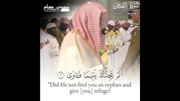 سورة الضحى للشيخ #سعود_الشريم #تلاوات #قرآن #سورة #سورة_الضحي #oldvideo