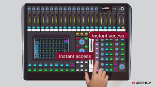 Ashly Audio digiMIX24 - Digital Mixing Console - Introduction to the Controls screenshot 2