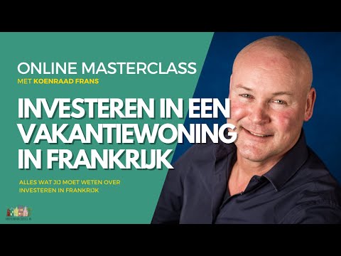 Investeren in vakantiewoningen Frankrijk | Koenraad Frans | bnbverhuurcursus.nl