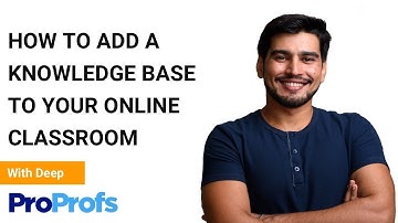 How to Add a Knowledge Base to Your Online Classroom