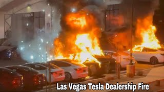 Tesla Facility Attacked: FBI & Police Investigate Explosions and Arson in Las Vegas #teslafire #cnn