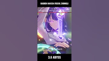 Raiden Nahida Aggravate vs Triple Kenki  | 3.6 Abyss