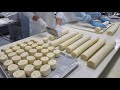 전국 매장만 50개! 한국 제빵 공장의 뉴욕롤 대량 생산 New York roll mass production process, Korean bakery factory