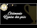 Crmonie du com en or trophy 2017