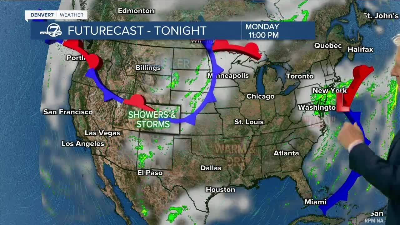 Monday evening forecast - YouTube