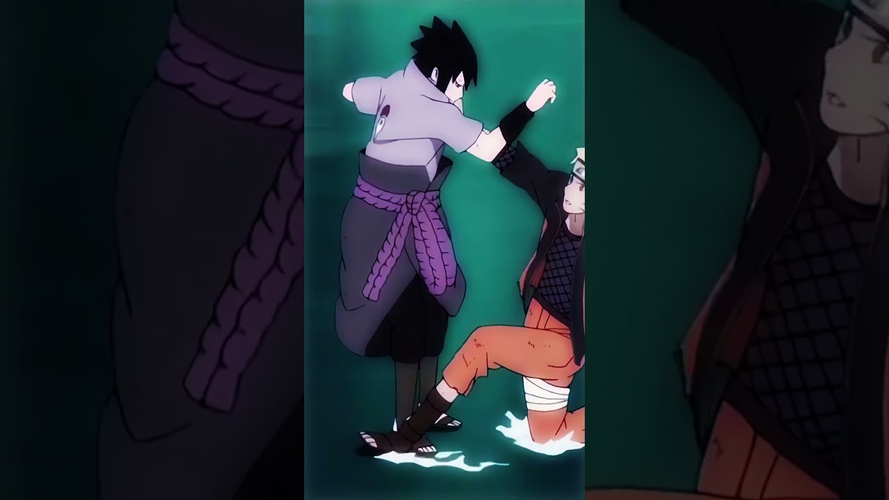 4K Naruto Vs Sasuke  Final Valley Battle 
