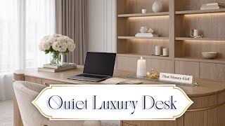 Quiet Luxury Desk | Minimal Focus Workspace for Deep Work & Soft Productivity ✨ screenshot 1