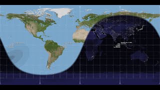 On july 2, 2019, parts of the southern hemisphere will experience a
total solar eclipse. follow moon's shadow in this map-like
visualization. -- so...