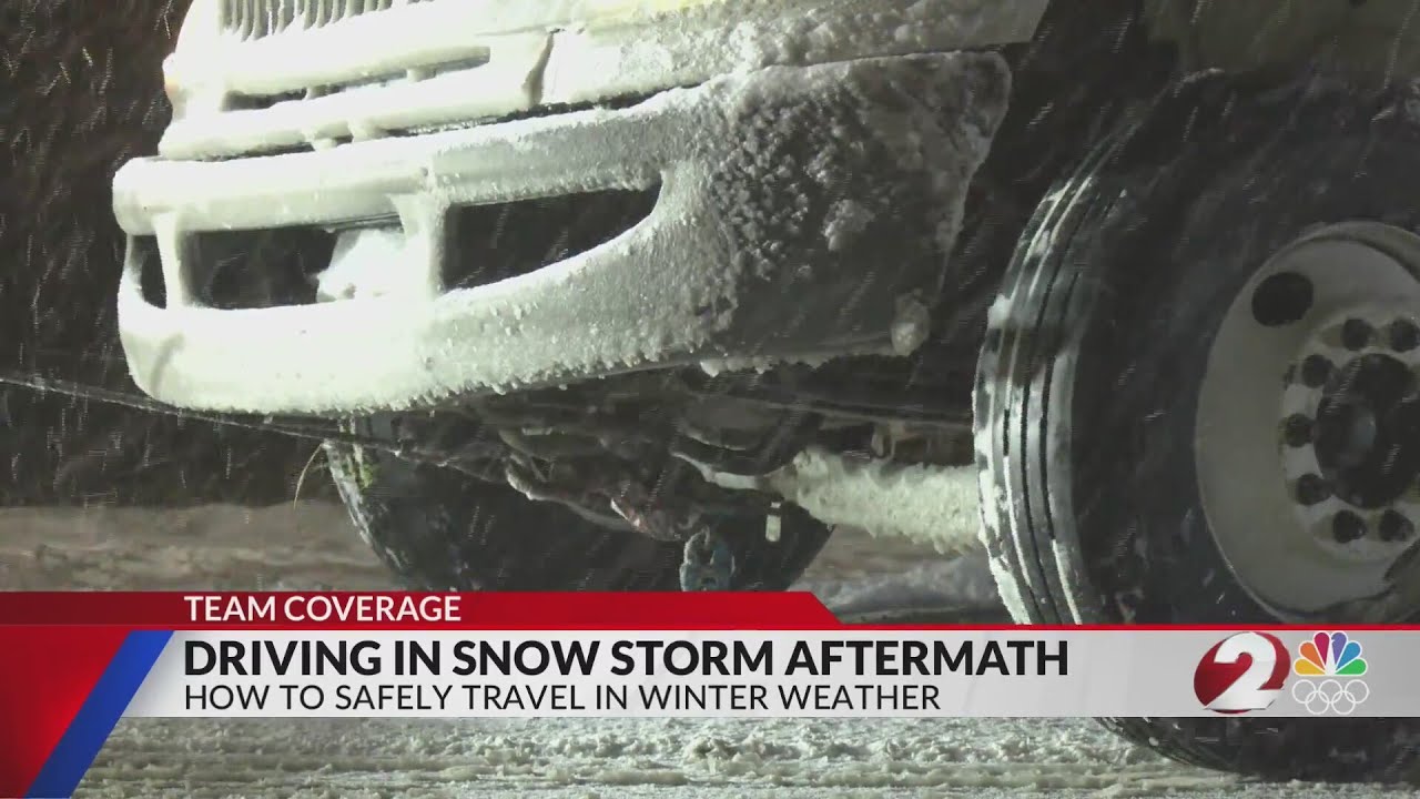 How to safely travel in aftermath of winter snow storm