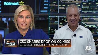 Domestic intermodal business are showing signs of life, says CSX CEO Joseph Hinrichs