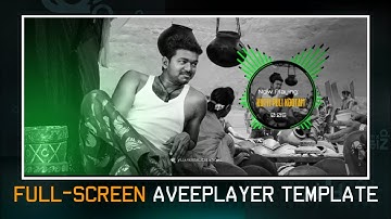 Make New Full-Screen Whatsapp status video | Aveeplayer template download link | Aveeplayer tamil