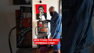 Mike Tyson & The Rock Art  Spider-Man Comic Book Collection #MikeTyson #SpiderMan #comicbooks