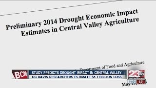 Study predicts drought impact in Central Valley