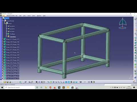 CATIA V 5 სტრუქტურული დიზაინი. 1 გაკვეთილი