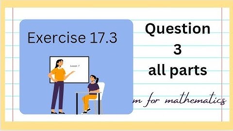 Class 10 New Maths book Ex:17.3 Q#03 all parts solution #class10newmaths #set&function #newmathsbook