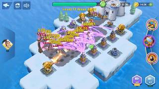 Final War: Frozen Defense Campaign Gameplay. Level 17 Re-Clear! 3 Stars (2026) #finalwar #td screenshot 2