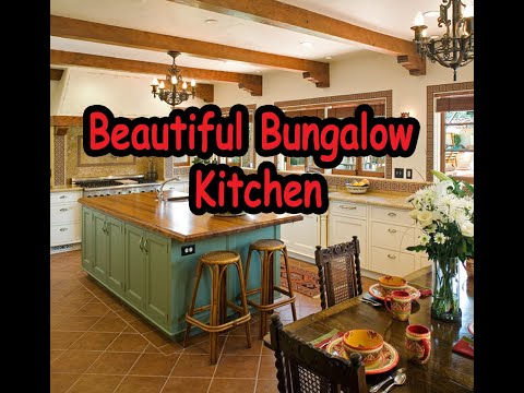 Video: Beautiful Bungalow Kitchen Ideas.