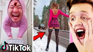 СМОТРИ ЖЕСТЬ в ТИКТОКЕ и ЛАЙКЕ ! ТРЕШ ЗАРЖАЛ УДАЛЯЙ TikTok НЕ СКАЖИ ВАУ ЧЕЛЛЕНДЖ Funny Videos Райли