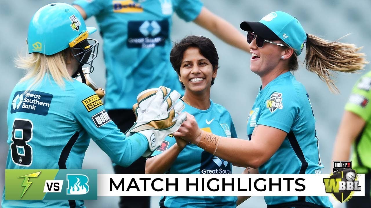 Poonam roars as Heat cruise against Thunder | WBBL|07