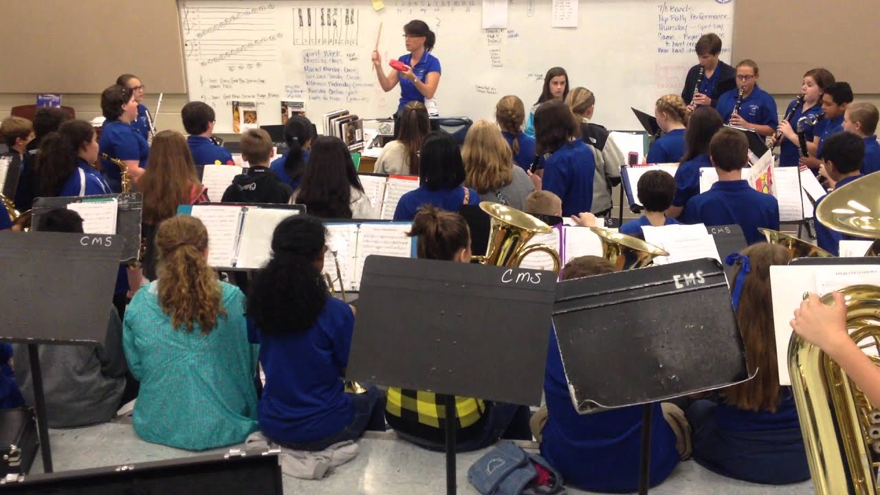 Chelsea Middle School bands Final Countdown YouTube