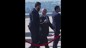 Syria S Transitional President Al Sharaa Arrives In Amman Received By Jordan S King 