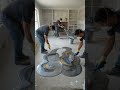 From Concrete to Luxury: Stunning Epoxy Living Room Transformation! #beforeandafter #interiordesign