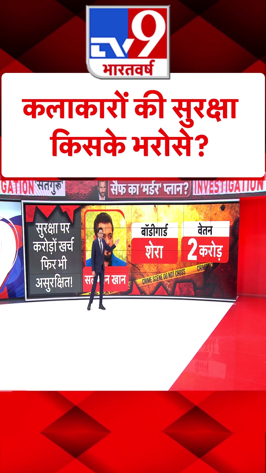 कलाकारों की सुरक्षा किसके भरोसे?#tv9shorts