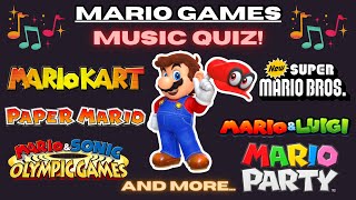 Mario Music Quiz by Theme/Menu (50 games)