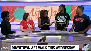 News4JAX+ at 10:30 a.m.: First Wednesday Art Walk takes over Downtown Jacksonville this week