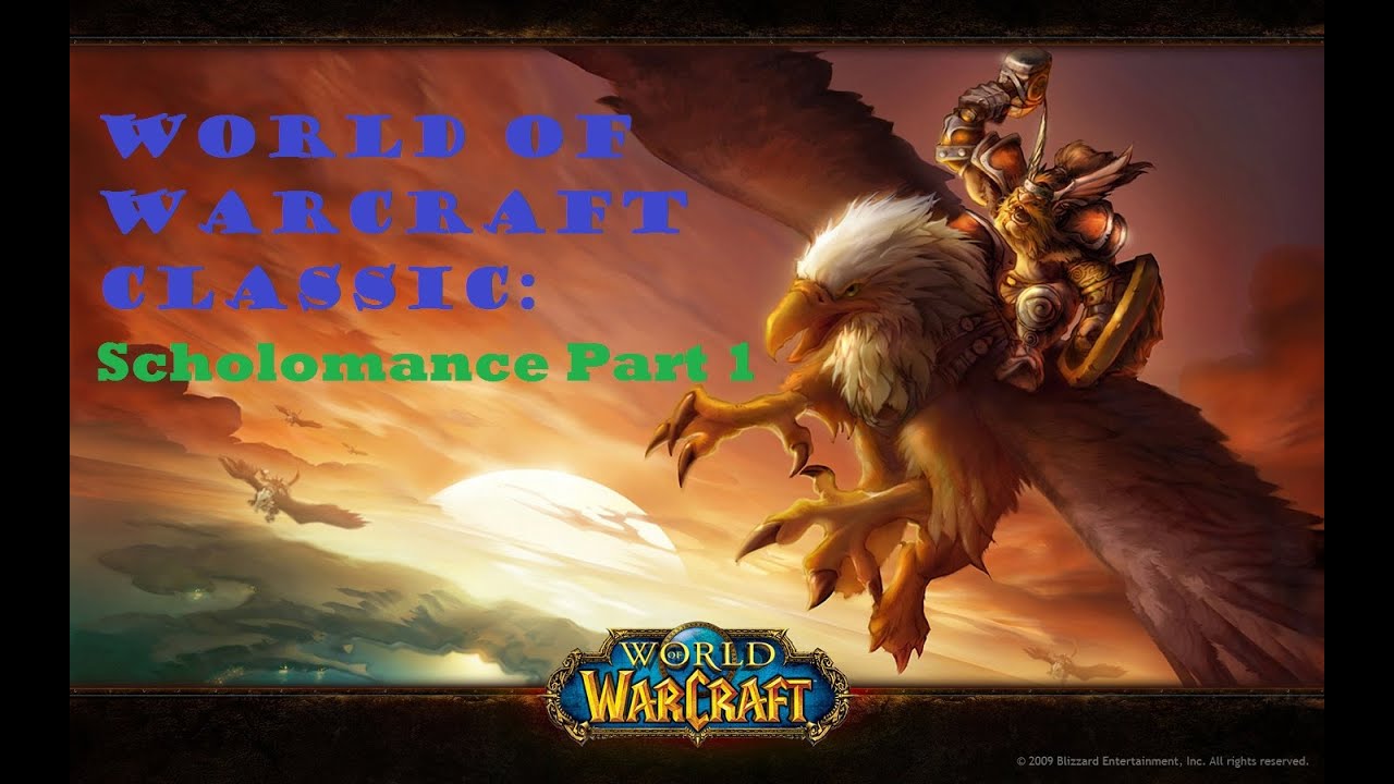 World of Warcraft 1.12.1 Classic - Scholomance (Part 1) - [60FPS]