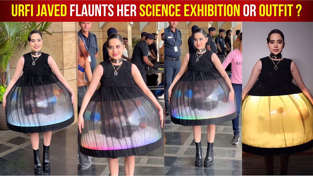 Урфи Джавед показала всю Солнечную систему под своей прозрачной стеклянной юбкой | Солнечная система