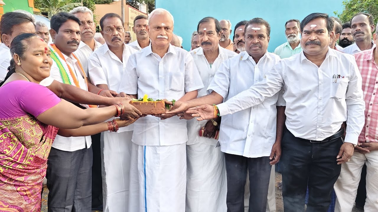 புதுச்சேரி திருபுவனை தொகுதிக்குட்பட்ட பல்வேறு பணிகளுக்கான பூமி பூஜை