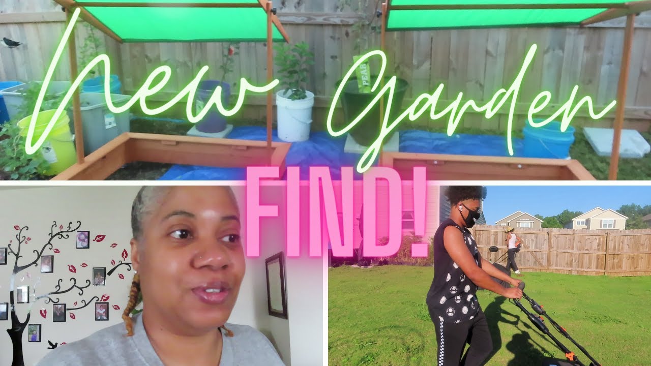 Yard Clean Up and Exciting Garden Find! Easy Raised Garden Bed