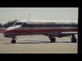 American Connection ERJ-135 Taxiing into Gate 4 at Toledo Express Airport