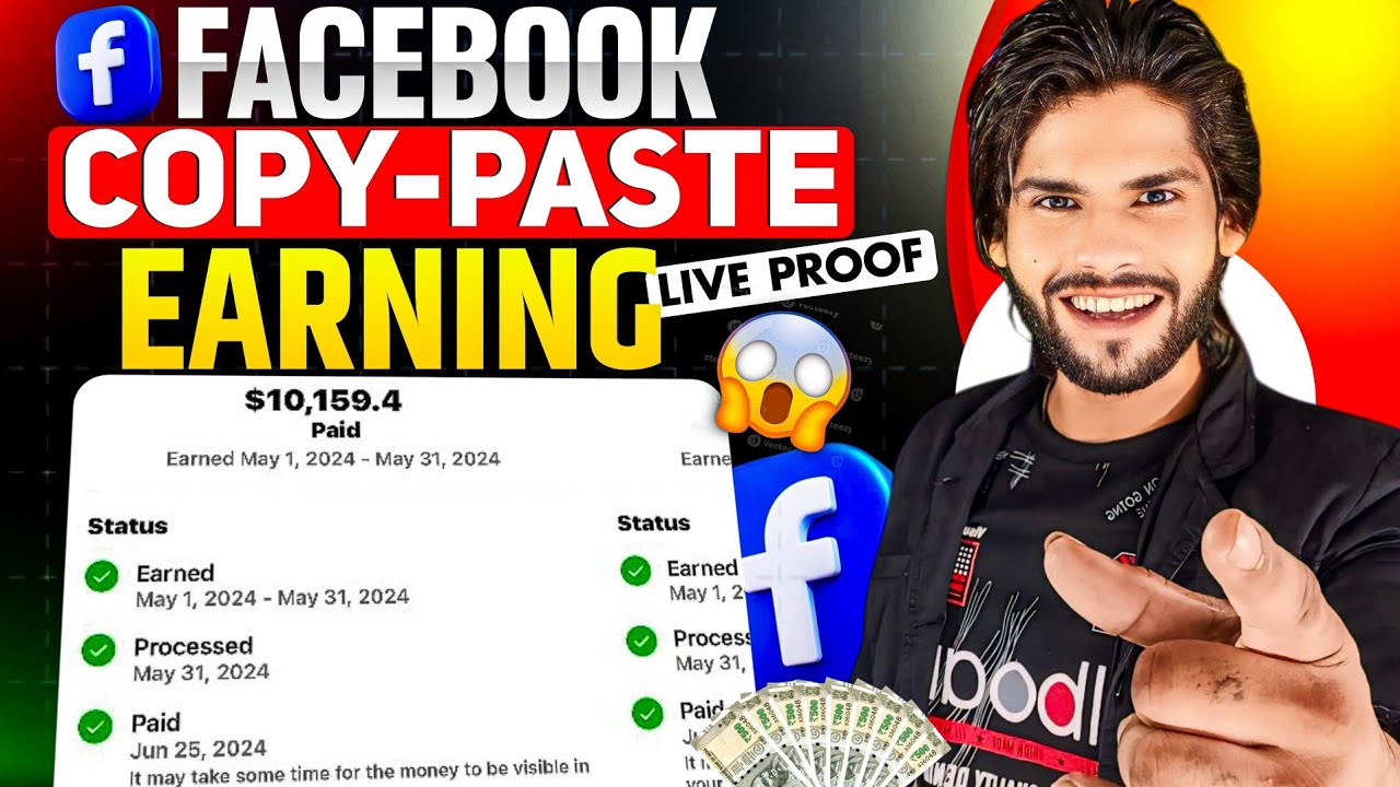 Facebook Copy Paste Earning || Facebook Se Paise Kaise Kamaye ...