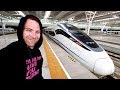 Chinese BULLET TRAIN Business Class REVIEW to Shanghai + Chinese Food Lunch | Suzhou to Shanghai