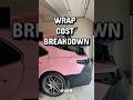 is this worth it to you?🧐 #vinylwraps #wrappingcars #wrapcar #cardiy #cargirl #wrapping #carproject