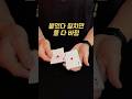 마술 배우기: 두 장의 카드가 동시에 바뀐다!