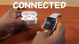 How to Connect Apple Watch to AirPods Pro - YouTube