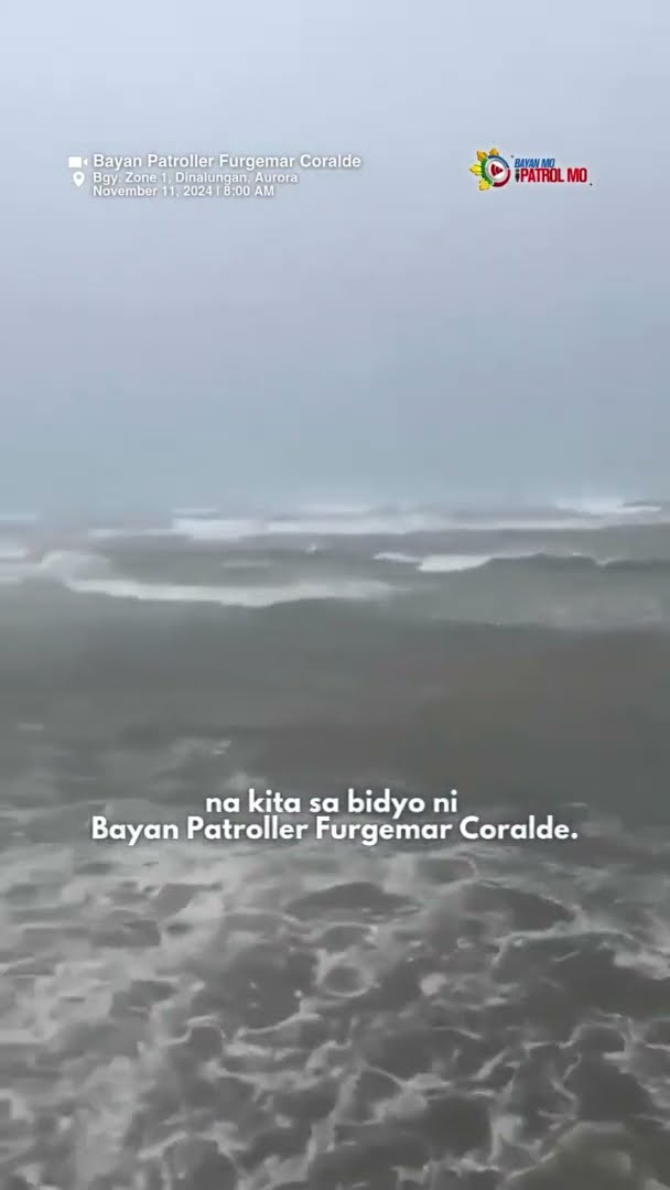Bagyong Nika binabayo ang Dinalungan, Aurora | ABS-CBN News