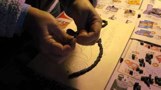 TF mosaic instructions 06 - cutting tiles to go around curves