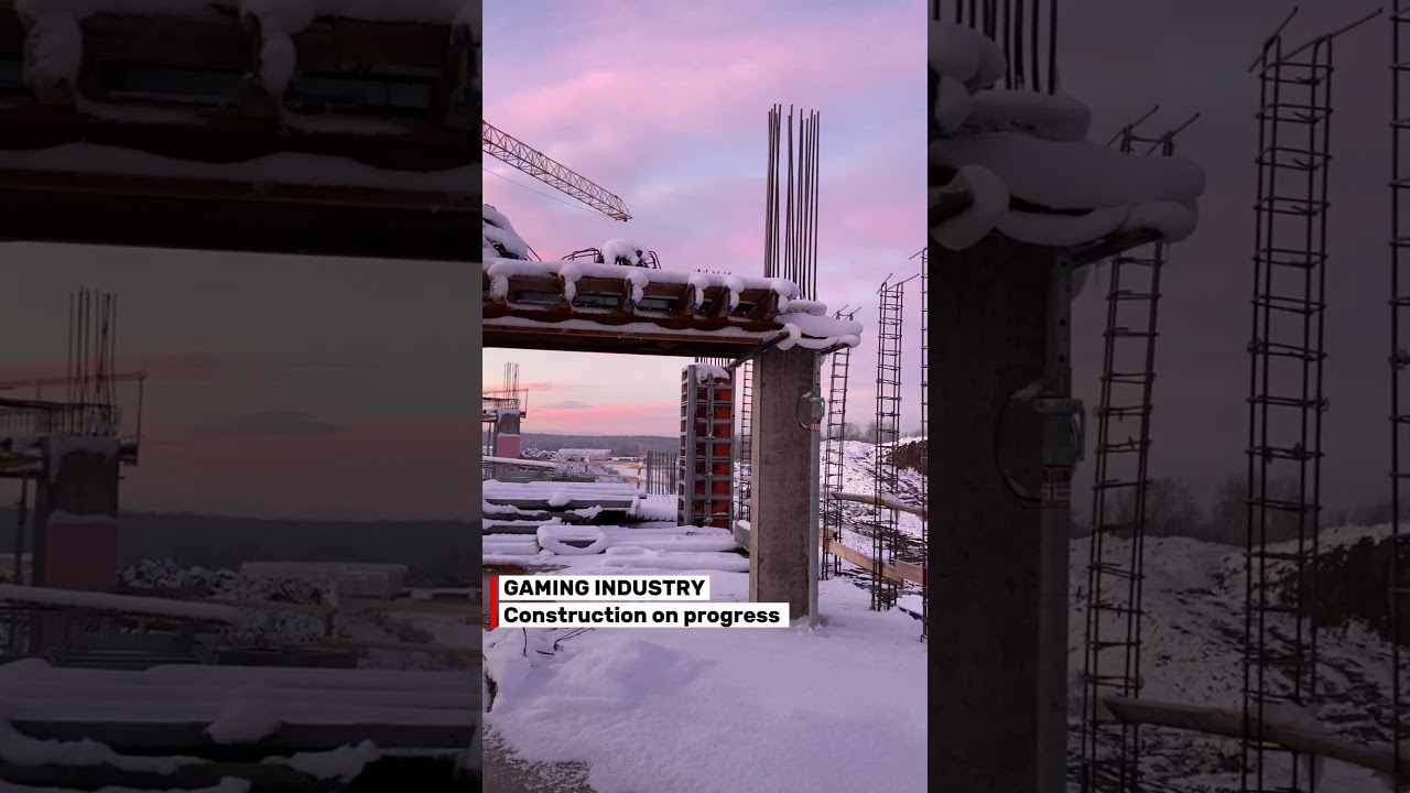 Gaming industry in Europe |Construction on progress |Short documentary scene |