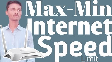 How To Set Max-Min Connection Limit In Tp Link Router || MPS || Sameer Swaraj @SAMEER1GAMER